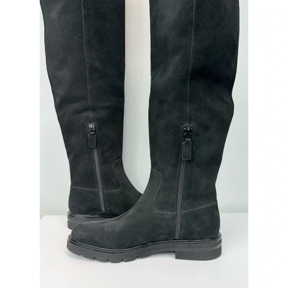 New Stuart Weitzman Chicago Suede Over The Knee Boots Sz US 7